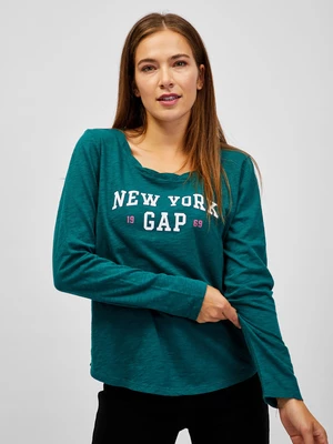 Zelené tričko New York GAP organic