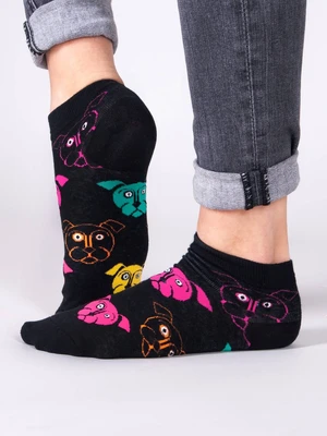 Yoclub Unisex's Ankle Funny Cotton Socks Patterns Colours SKS-0086U-A400