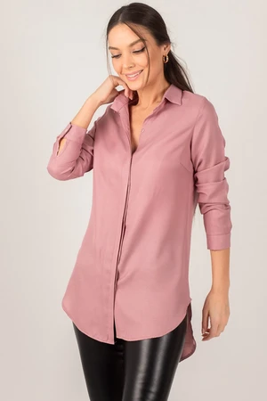 armonika Women's Dried Rose Tunic Shirt