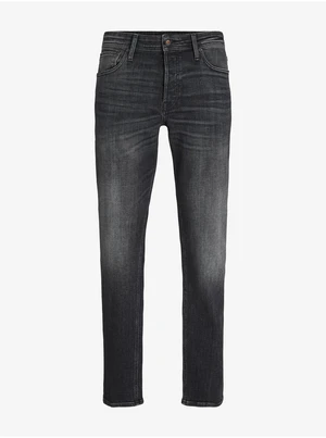 Black Mens Straight fit Jeans Jack & Jones Mike - Men