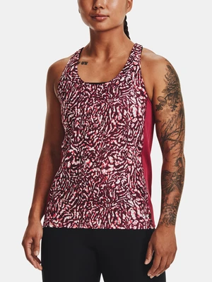 Under Armour Tank Top UA Fly By Printed Tank-PNK - Women