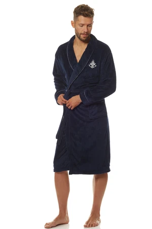 Navy bathrobe 2114 Dark blue Dark blue