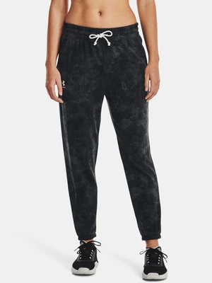 Under Armour Sweatpants Rival Terry Print Jogger-BLK - Women