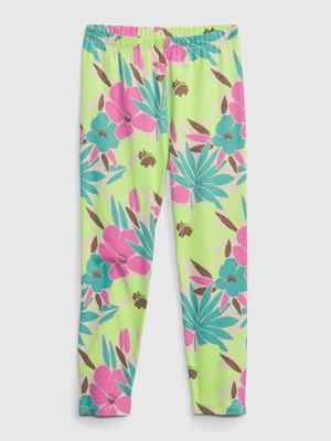 GAP Kids organic capri leggings with flowers - Girls