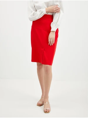 Orsay Red Ladies Pencil Skirt - Women