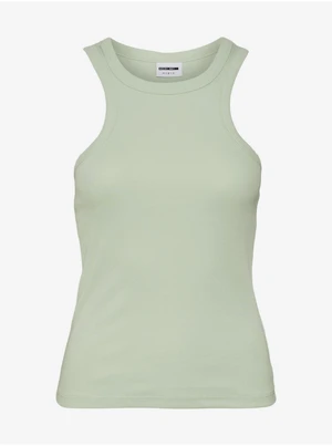 Light Green Womens Basic Tank Top Noisy May Maya - Women