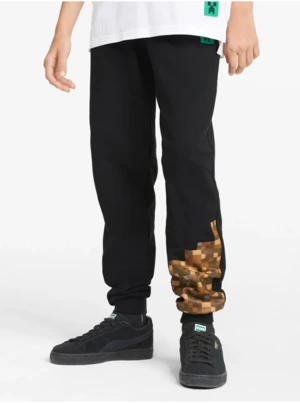 Black boys sweatpants Puma x MINECRAFT - unisex