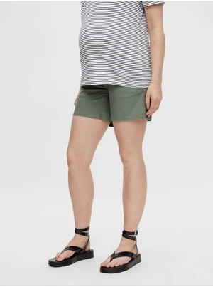 Mama.licious Halley Green Maternity Shorts - Women