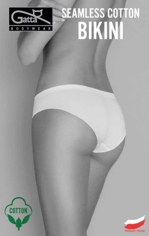 Gatta Seamless Cotton Bikini 41640 dámské kalhotky M light nude/odstín béžové