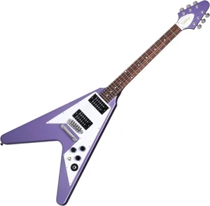 Epiphone Kirk Hammett 1979 Flying V Purple Metallic Chitarra Elettrica