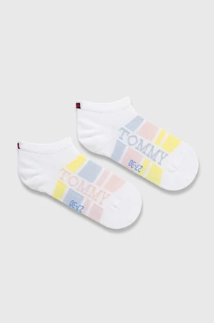 Dětské ponožky Tommy Hilfiger 2-pack růžová barva