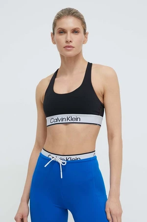 Sportovní podprsenka Calvin Klein Performance černá barva