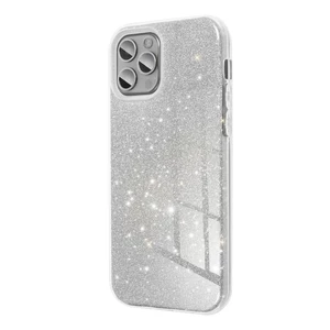 Zadní kryt Shining Case pro Apple iPhone 14, stříbrná