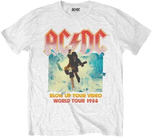 AC/DC Tricou Blow Up Your Video White M