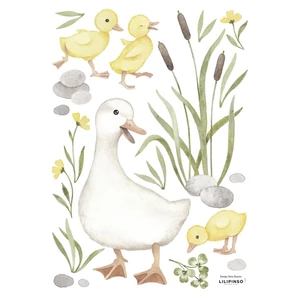 Naklejki dziecięce 30x42 cm Baby Ducks Mom – Lilipinso