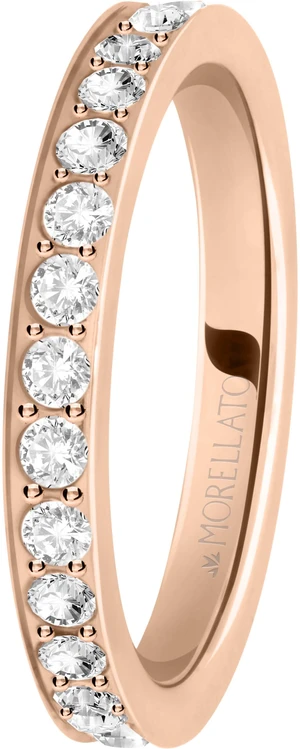 Morellato Bronzový prsten s krystaly Love Rings SNA40 54 mm