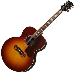 Gibson SJ-200 Studio RW Rosewood Burst Guitare Jumbo acoustique-électrique