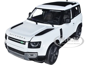 2020 Land Rover Defender Cream White "NEX Models" 1/26 Diecast Model Car by Welly