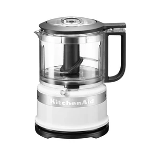 Sekáčik potravín KitchenAid 5KFC3516EWH biely sekáček potravin • příkon 240 W • 2 450–3 450 otáček/min. • objem mísy 830 ml • 2 rychlosti • nůž se zaj