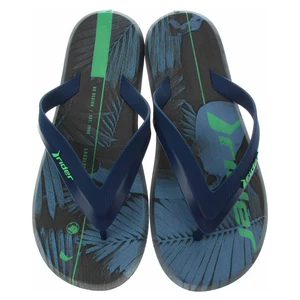 Pánske plážové papuče Rider 10719-26010 black-blue-green 42