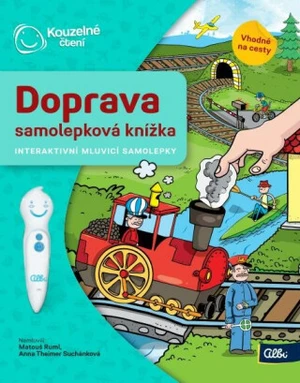 Samolepková knížka Doprava - Kouzelné čtení Albi