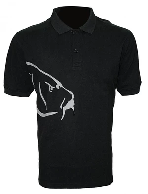 Zfish tričko carp polo t-shirt black-velikost xl