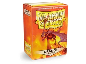 Obaly na karty Dragon Shield Protector - Matte Orange - 100 ks