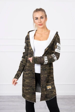 Cardigan da donna Kesi Camouflage Patterned