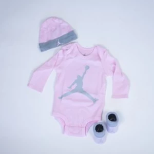 L/s jumpman hat/bodysuit/bootie set 3pc