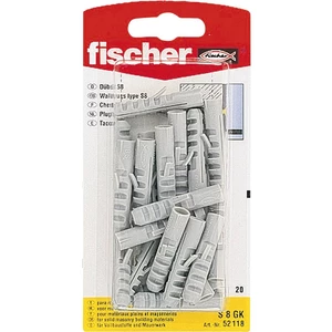 Fischer S 8 GK rozperná hmoždinka 40 mm 8 mm 52118 20 ks