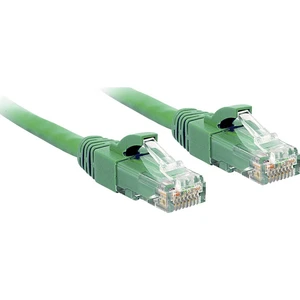 LINDY 48049 RJ45 sieťové káble, prepojovacie káble CAT 6 U/UTP 3.00 m zelená s ochranou 1 ks