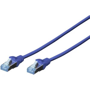 Digitus DK-1532-005/B RJ45 sieťové káble, prepojovacie káble CAT 5e SF/UTP 0.50 m modrá krútené páry 1 ks