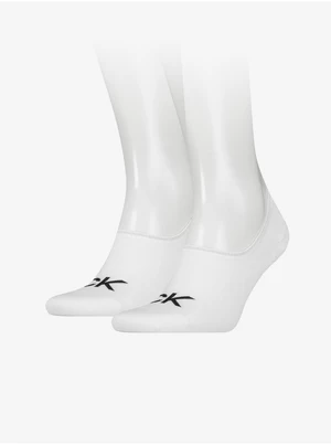 Calvin Klein Underwear Sada dvoch párov pánskych ponožiek v bielej farbe Calvin Klein