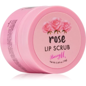 Barry M Lip Scrub peeling na rty příchuť Rose 14 g