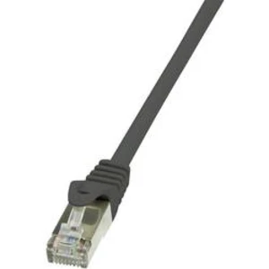 Síťový kabel RJ45 LogiLink CP2063S, CAT 6, F/UTP, 3.00 m, černá