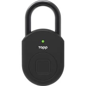 Bluetooth visací zámek zámek s otiskem prstu, visací zámek Bluetooth Tapplock Tapplock Lite - ash black, 55 mm, Ash Black