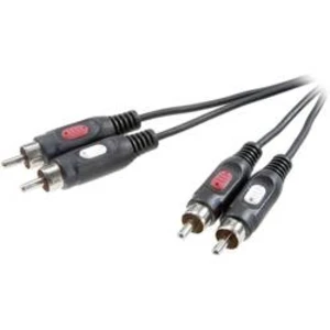 Cinch audio kabel SpeaKa Professional SP-7869764, 1.50 m, černá