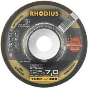 Rhodius 210611 Rhodius RS580 SPEED řezný kotouč 125 x 7,0 x 22,23 mm Ø 125 mm 1 ks