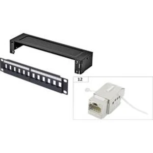 Síťový patch box Renkforce KS10, 12 portů, CAT 6A, 1 U