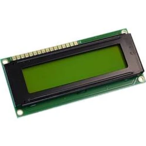 LCD displej Display Elektronik DEM16216SYH-PY, 16 x 2 Pixel, (š x v x h) 80 x 36 x 7.6 mm, žlutozelená