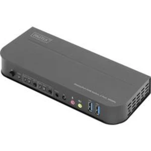 Přepínač KVM Digitus DS-12850, 2 + 2 port, DisplayPort, HDMI