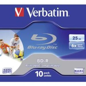 Blu-ray BD-R 25 GB Verbatim Jewelcase, 43713, s potiskem, 10 ks