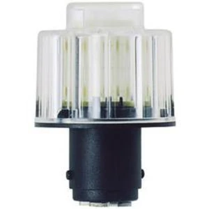 LED lampa BA 15d Werma Signaltechnik 956.400.68, 230V/AC, bílá