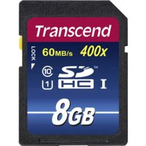 Karta SDHC, 8 GB, Transcend Premium 400 TS8GSDU1, Class 10, UHS-I