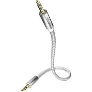 Kabel jack 3,5 mm vidlice ⇒ vidlice, 3m, stříbrný, Inakustik