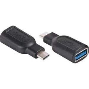 Adaptér USB 3.0 club3D [1x USB zástrčka C - 1x USB 3.0 zásuvka A] černá