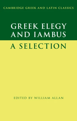 Greek Elegy and Iambus