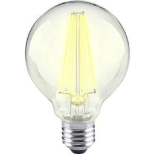 LED žárovka Sygonix TG81211 230 V, E27, 12 W = 98 W, teplá bílá, A++ (A++ - E), tvar globusu, vlákno, 1 ks