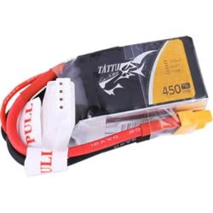 Akupack Li-Pol (modelářství) Tattu TA-75C-450-3S1P, 11.1 V, 450 mAh