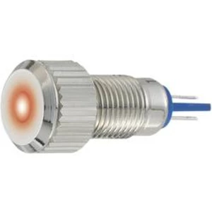 LED signálka GQ8F-D/B/24V/N, IP67, 24 V/DC / 24 V/AC, poniklovaná mosaz, modrá